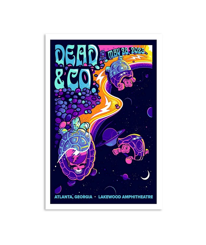 Poster Dead & Company Atlanta Georgia Lakewood Amphitheatre May 28 2023