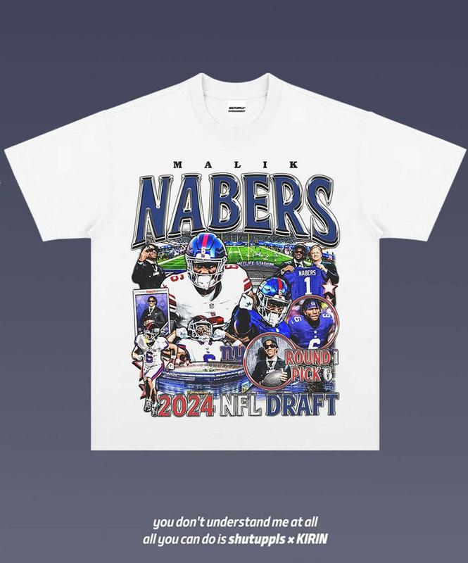 MALIK NABERS 1.0 Graphic Tee American Football Gift For Fan