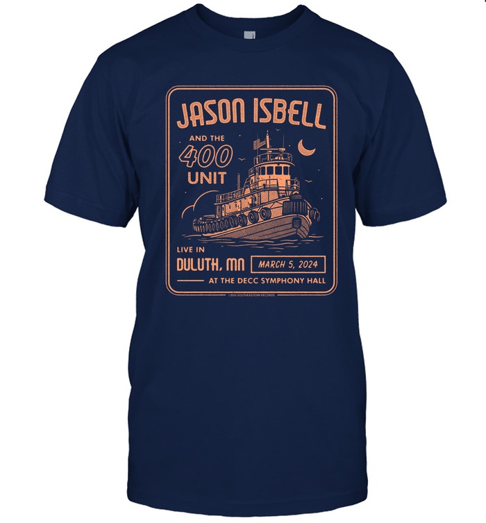 Jason Isbell And The 400 Unit Duluth, MN 03 05 24 Event Tee