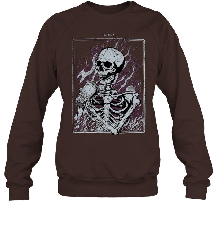 Kris Collins I'm Fine Crewneck