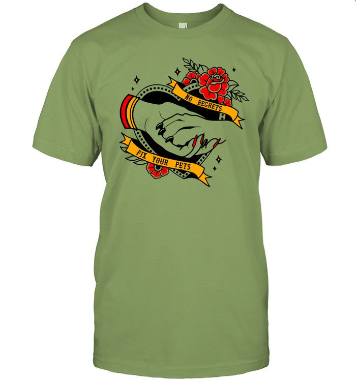 Matthew Speer No Regrets Fix Your Pets Shirt