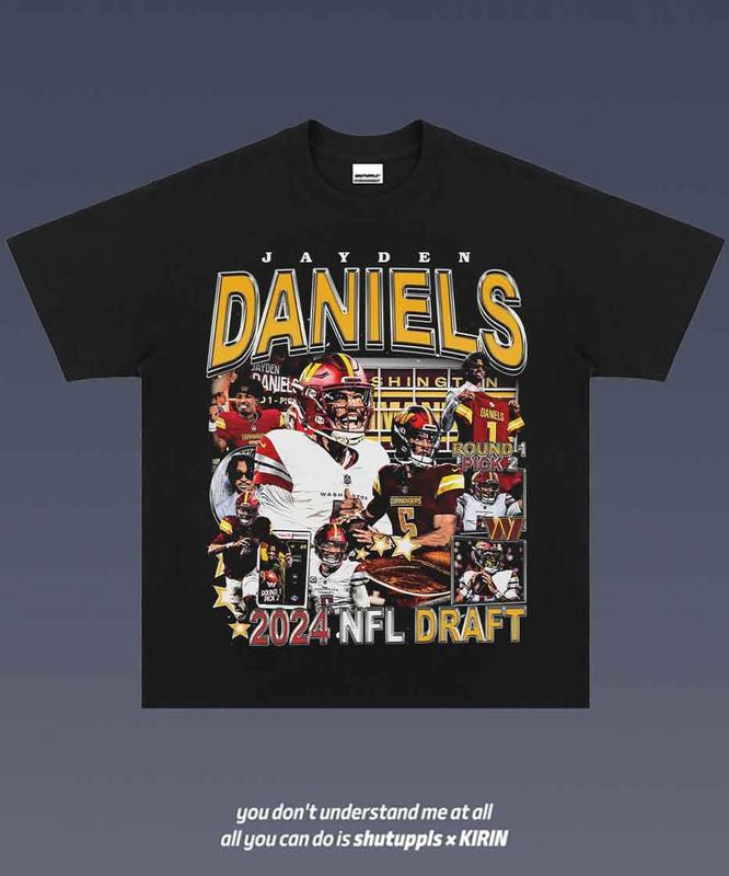 JAYDEN DANIELS 1.0 VINTAGE TEE UNISEX GRAPHIC T-SHIRT