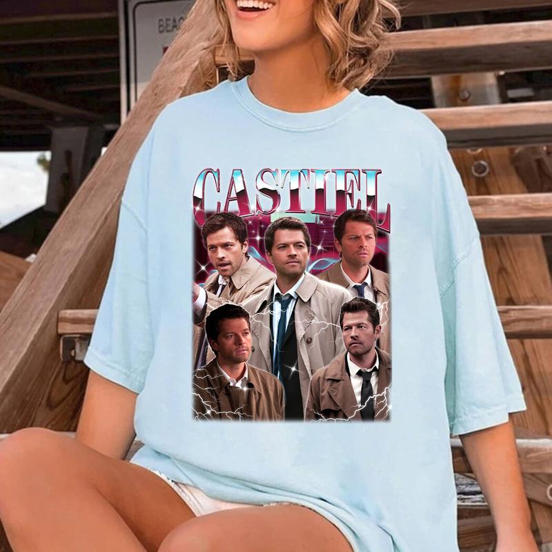 Castiel T Shirt, Vintage Castiel T Shirt, Gift For Woman and Man Unisex T-Shirt Sweatshirt HoodieQuotes