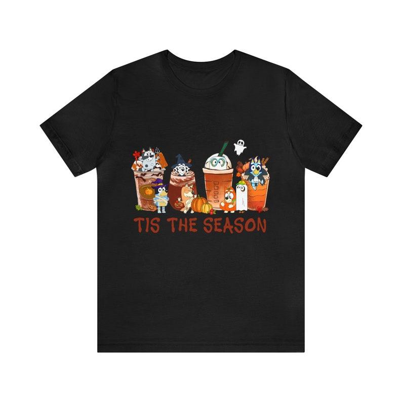 Adult Halloween Bluey Tee T-shirt Bluey Halloween Bluey Halloween Tee_Cotton T-Shirt, Perfect Tee, Gifts For Boyfriend and Girlfriend T-Shirt