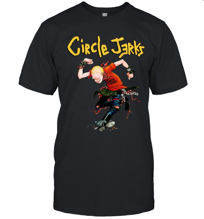 Circle Jerks Full Color Skank Man 2024 New Tee
