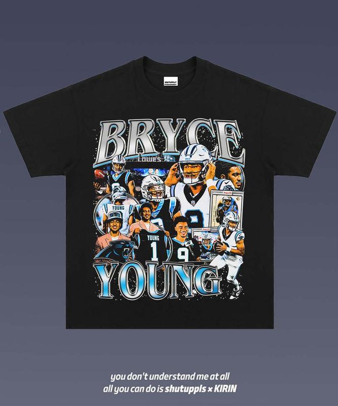 BRYCE YOUNG 1.0 VINTAGE TEE AMERICAN FOOTBALL GIFT FOR FAN
