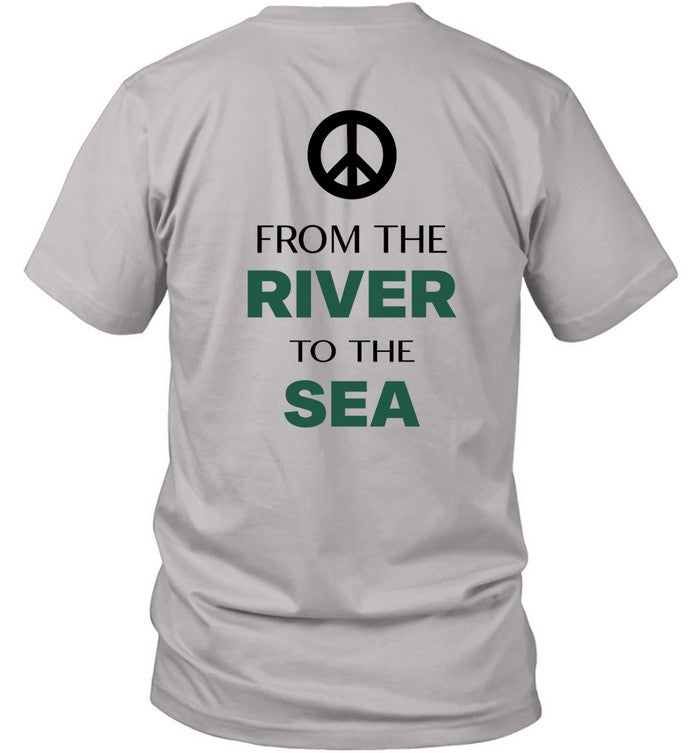 Peace Symbol From The River To The Sea Shirt