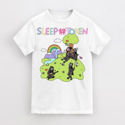 Sleep Token Cowboy Rider Shirt Cute Rainbow T-Shirt , Perfect Tee, Gifts For Boyfriend and Girlfriend T-Shirt Classic Cotton