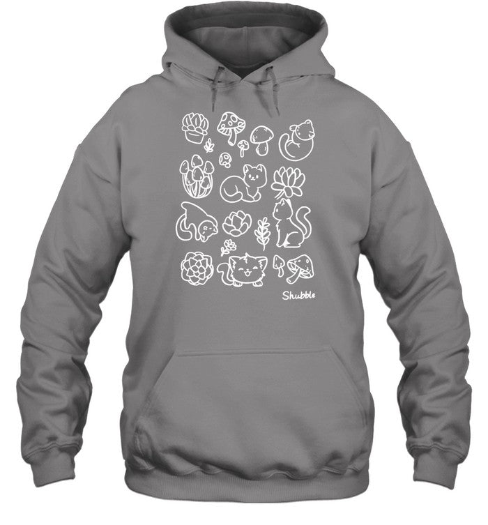 Shubble Cats and Plants Tee