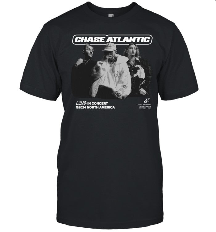 Limited Chase Atlantic Live In Concert 2024 North America Tour Shirt