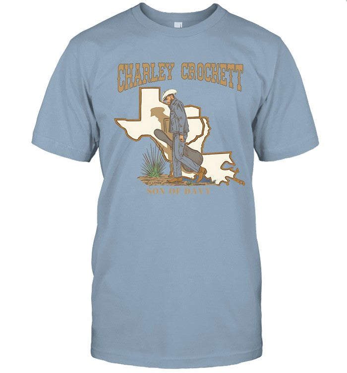 Limited Charley Crockett Son Of Davy Shirt