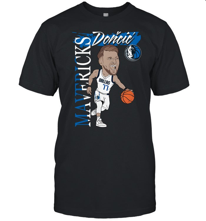 Limited Luka DonÄić 77 Dallas Mavericks Believe the Hype Shirt