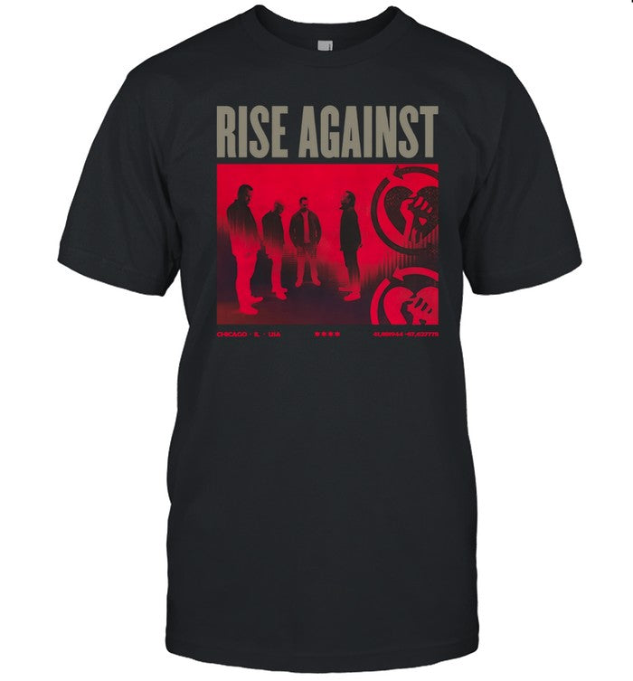 Limited Rise Against Chicago IL Shirt