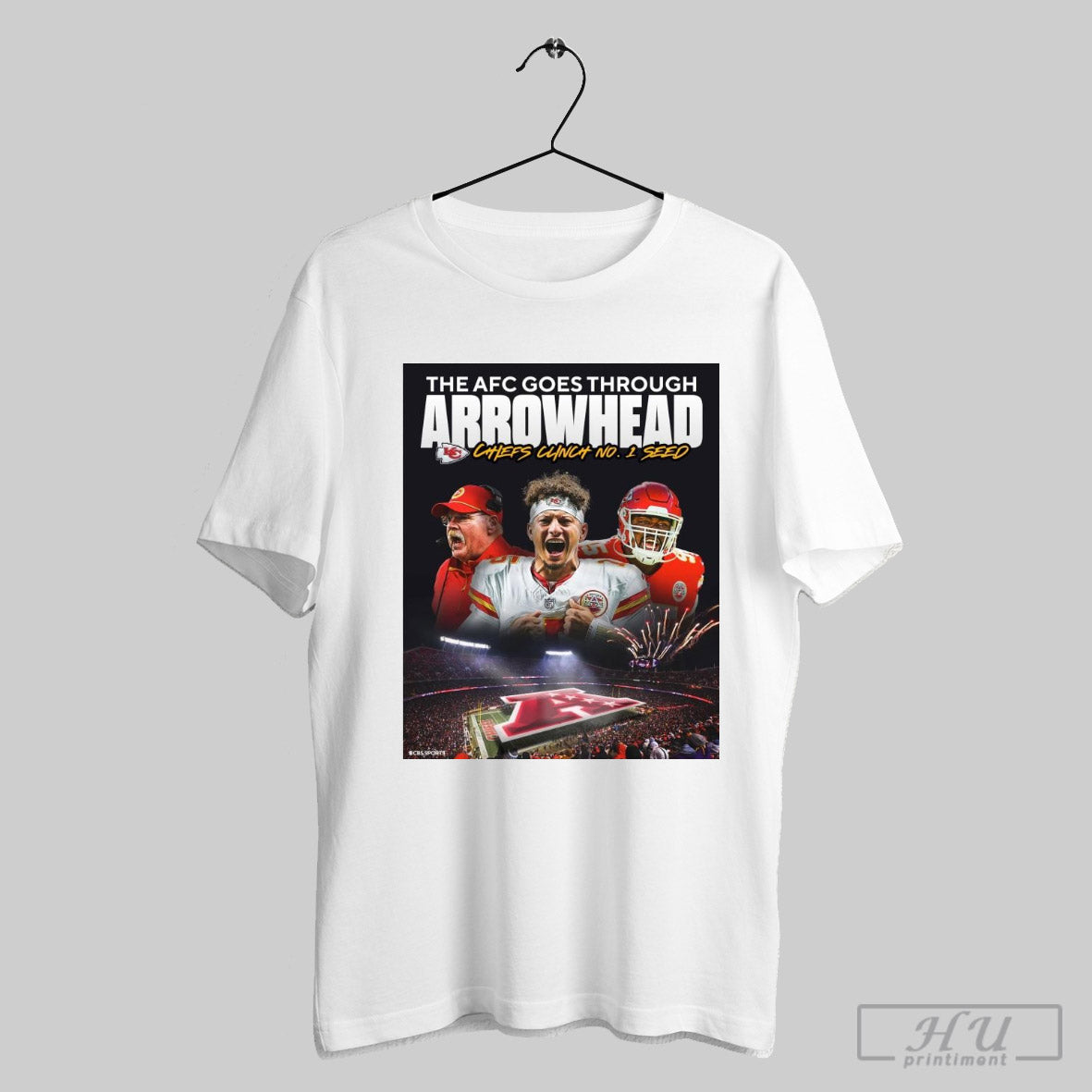 Poster The Afc Goes Through Arrowhead Kansas City Chiefs Clinch No 1 Seed Back To Back Champs