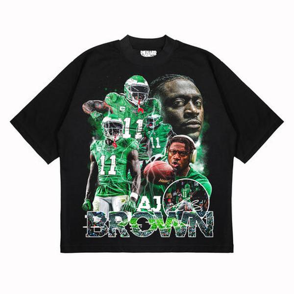 AJ Brown 11 Tee Vintage Tee Graphic T-Shirt Sweatshirt Hoodie Sport Tee - Gift For Fan