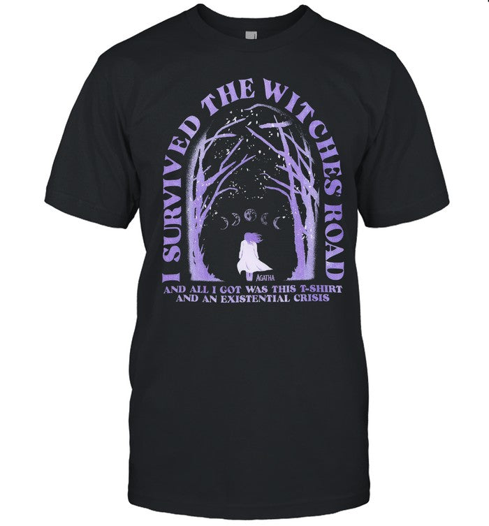 Agatha All Along I Survived the Witches Road T-Shirt