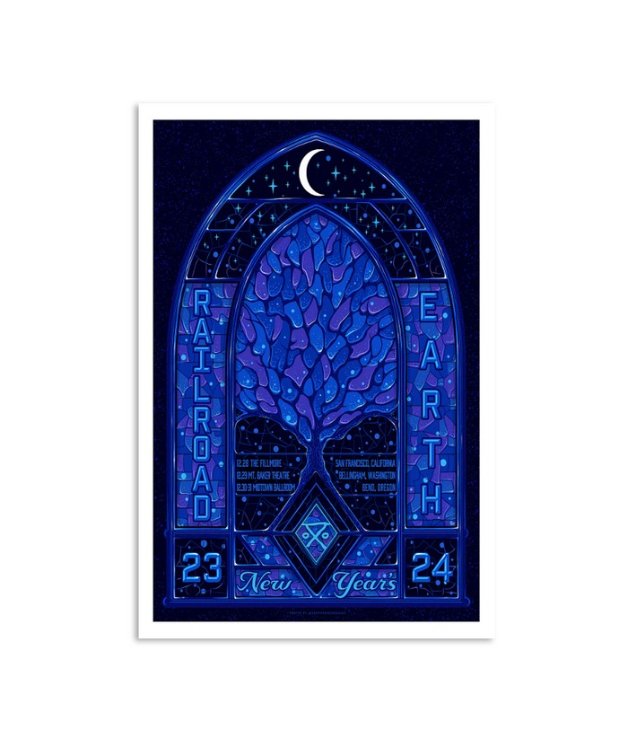 Railroad Earth MT. Baker Theatre Bellingham, Washington December 29, 2023 Poster