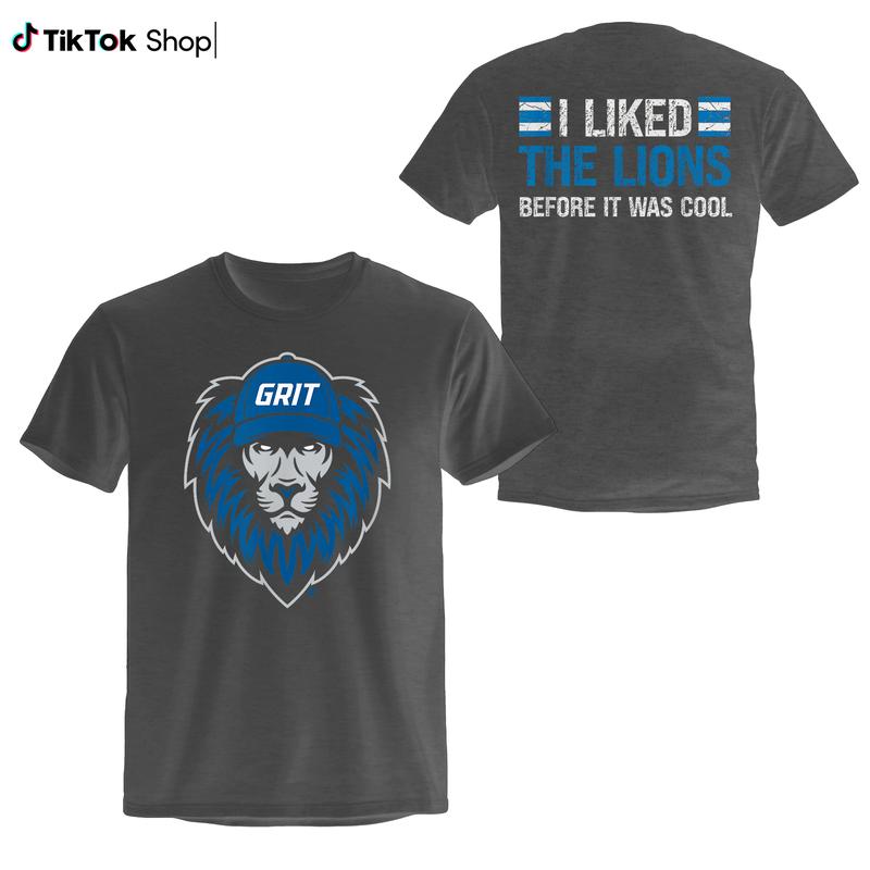 Grit TShirt, 313 Area Cod Shirt, Lion Before It Was Cool Sweater, Football Unisex Tee, Grit For Fans