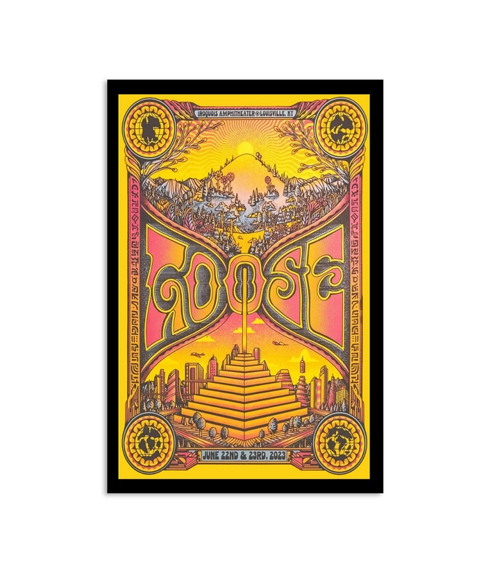 Poster Goose Iroquois Amphitheater Louisville Kentucky June 22nd 23rd 2023