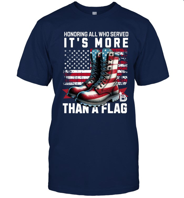 on Davis Honoring All Who Served More Than A Flag Shirt