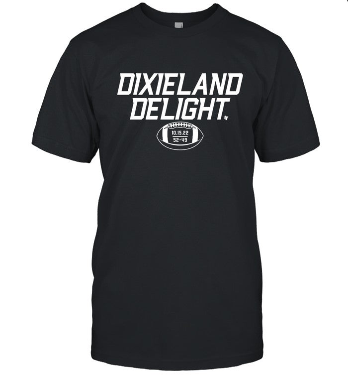 October 15 2022 Dixieland Delight Knoxville Tennessee vs Alabama 52 49 Score Tee
