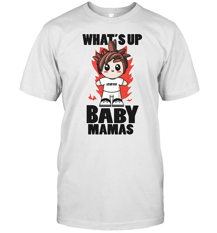 kreekcraft what's up baby mamas shirt