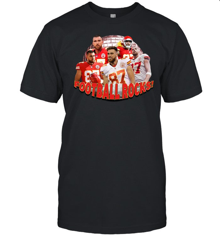 Travis Kelce Football Rocks Hoodie