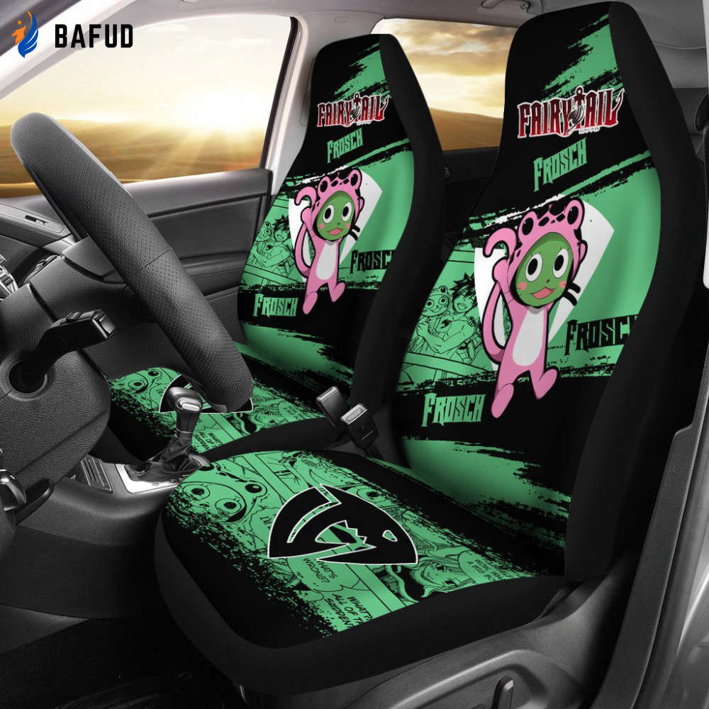 Frosch Fairy Tail Car Seat Covers For Fan Gifts Gift For Cool Fan Anime - Bafud