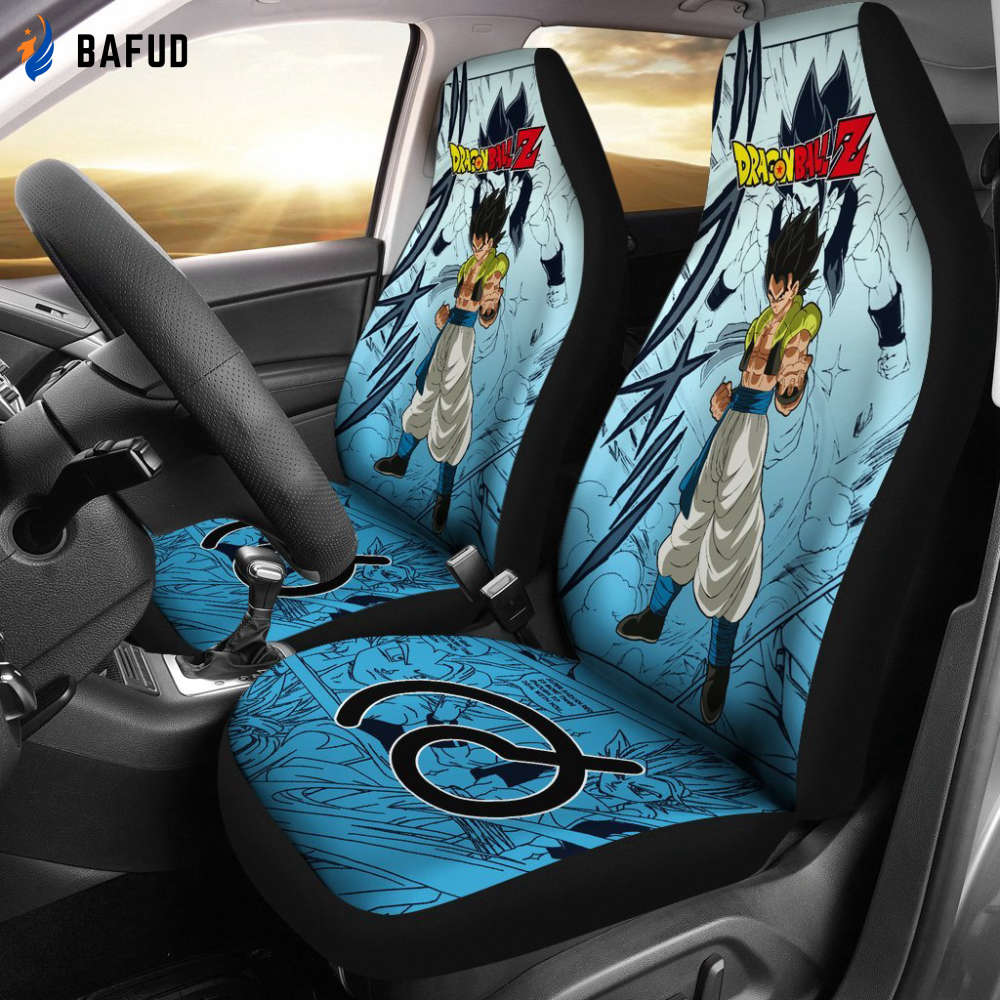 Gogeta Characters Dragon Ball Z Car Seat Covers For Fan Gifts Manga Mixed Anime - Bafud