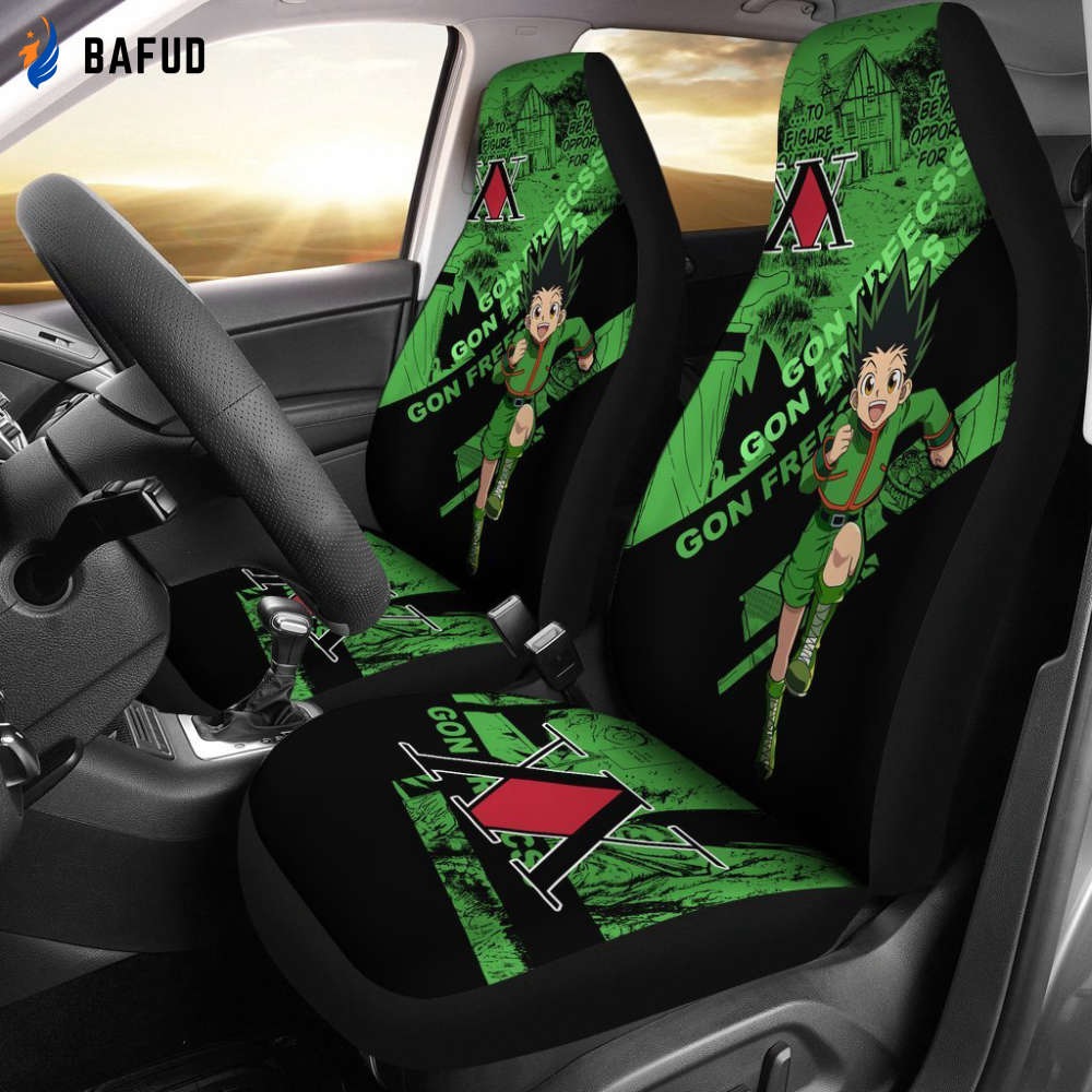Gon Freeccs Characters Hunter X Hunter Car Seat Covers For Fan Gifts Anime Gift - Bafud