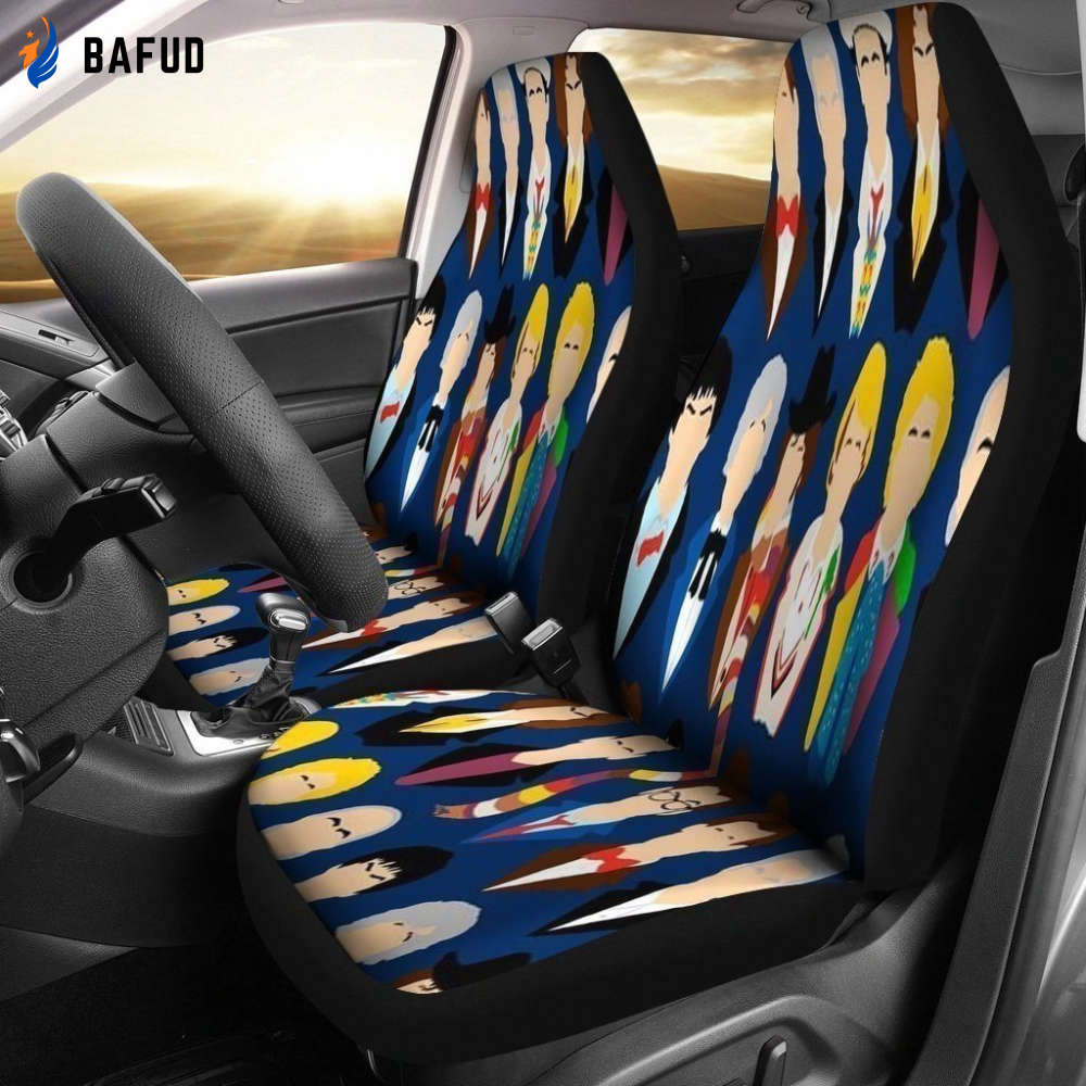 Graphic Doctor Who Car Seat Covers For Fan Gifts Custom Idea HH11 - Bafud