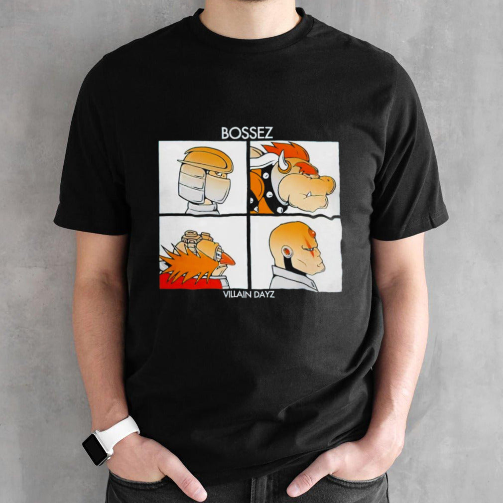 hredder Bowser Doctor Eggman and Sigma Villain Dayz shirts
