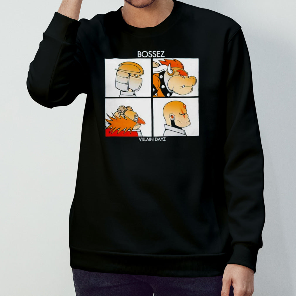 hredder Bowser Doctor Eggman and Sigma Villain Dayz shirts