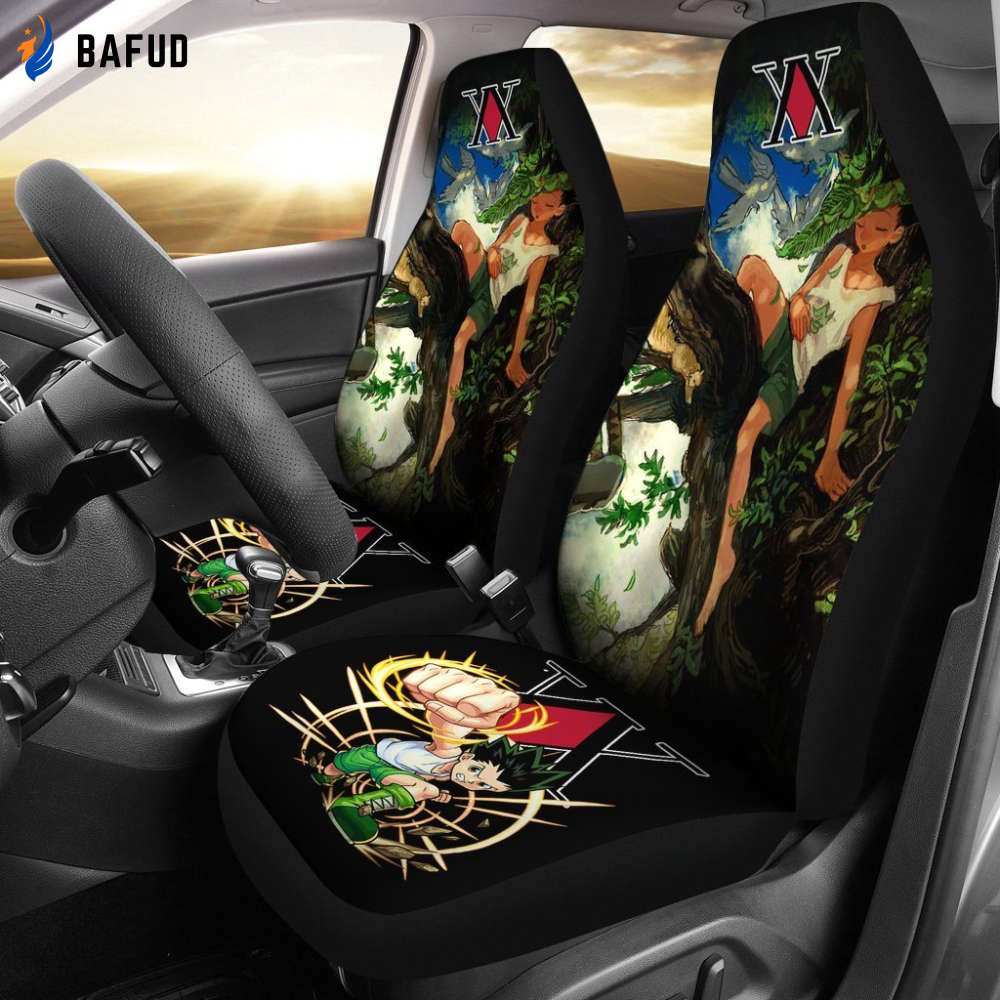 Hunter X Hunter Gon Car Seat Covers For Fan Gifts HxH Anime Car Accessories - Bafud