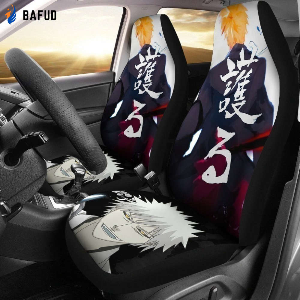 Ichigo's Back Bleach Car Seat Covers For Fan Gifts LT04 - Bafud