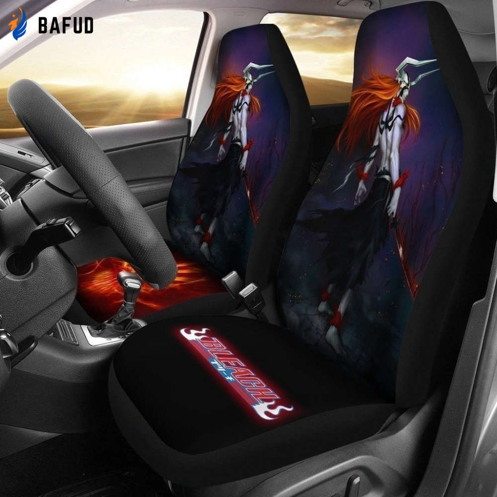 Ichigo Vasto Lorde Bleach Car Seat Covers For Fan Gifts LT04 - Bafud