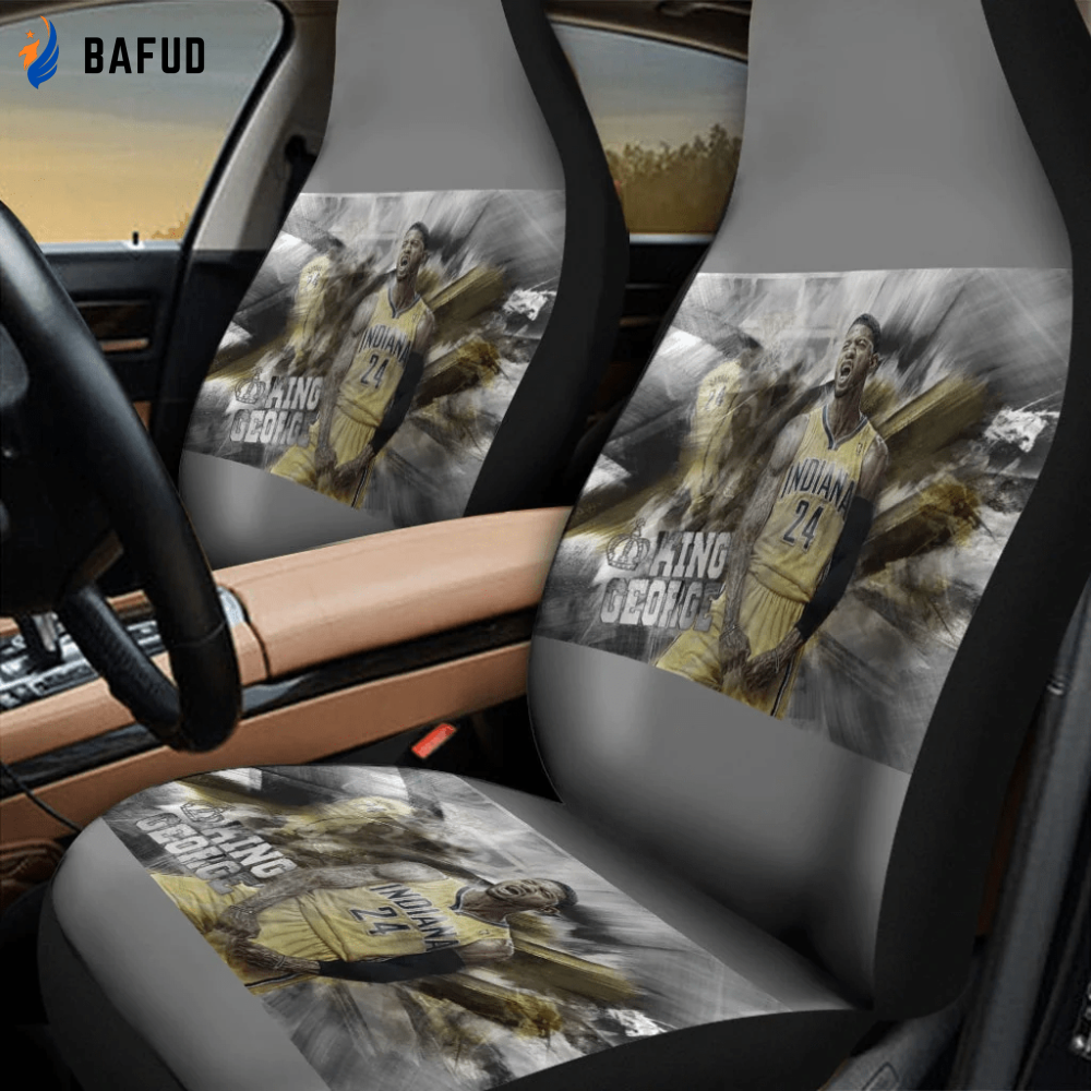 Indiana Pacers Paul George V8 Car Seat Covers For Fan Gifts Gift For Fans - Bafud