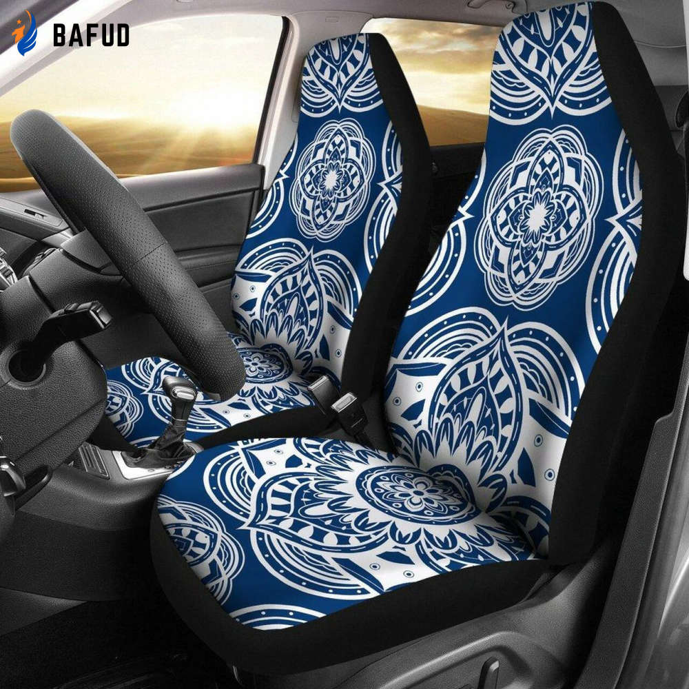 MLB San Diego Padres Mandala Car Seat Covers - Perfect Fan Gift! - Bafud