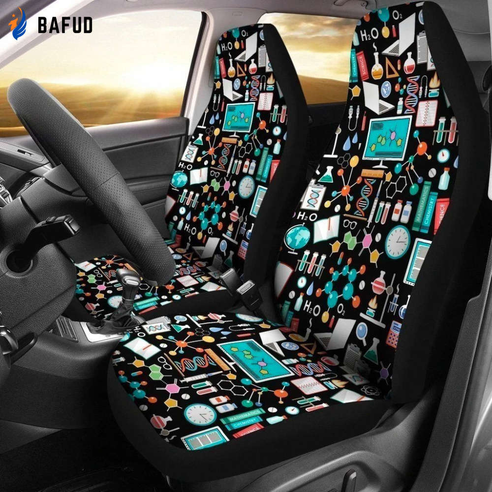 Scientist Tools Car Seat Covers For Fan Gifts For Who Loves Science NH1911 - Bafud