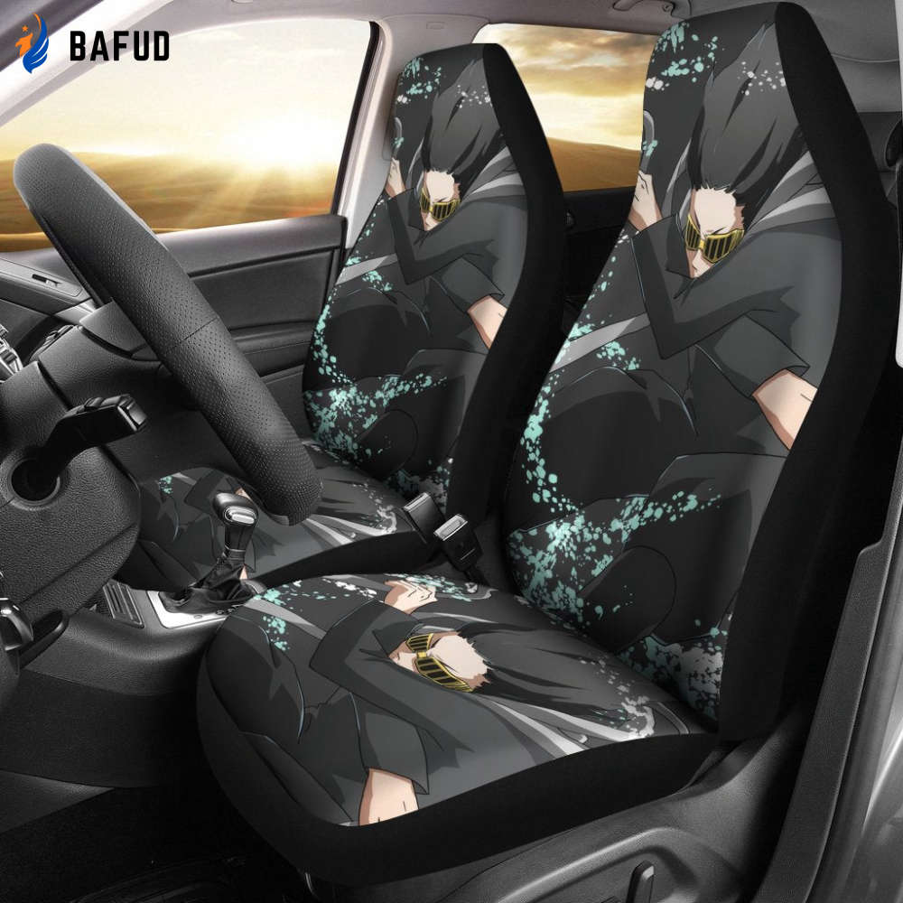 Shouta Aizawa Car Seat Covers For Fan Gifts My Hero Academia Car Decor - Bafud
