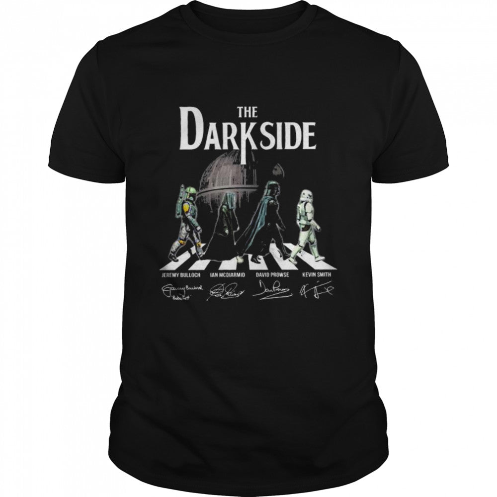 The Dark Side Road Jeremy Bulloch Ian Mcdiarmid David Prowse Kevin Smith Signatures T-Shirts