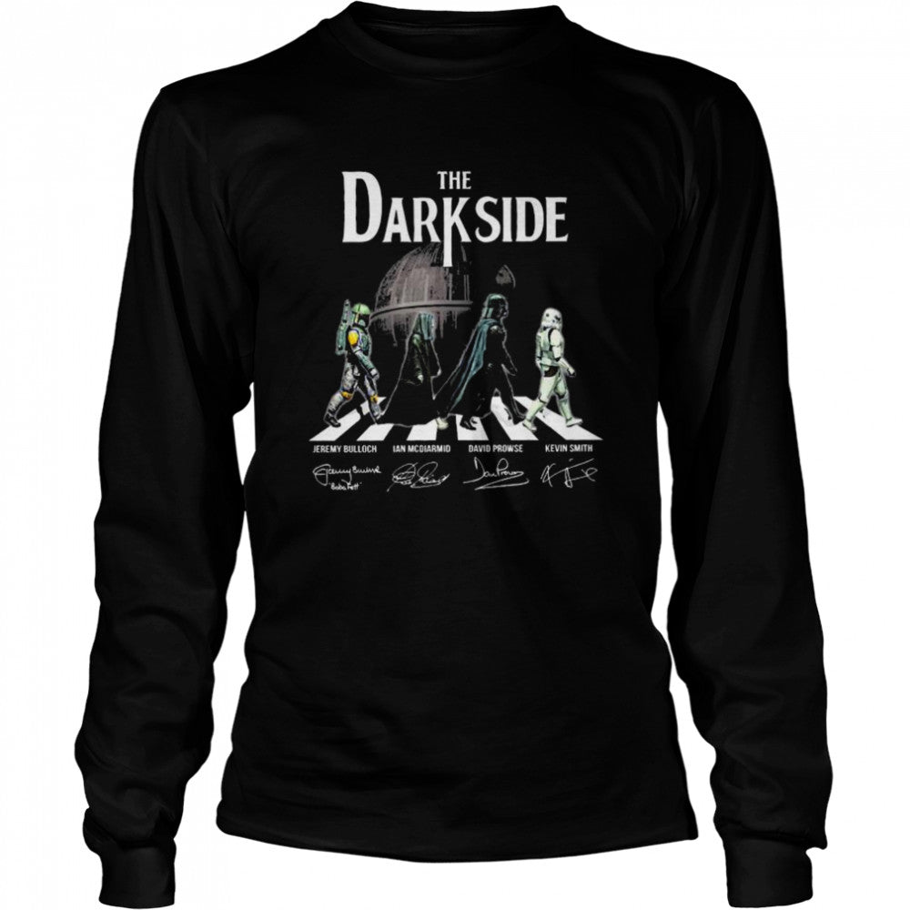 The Dark Side Road Jeremy Bulloch Ian Mcdiarmid David Prowse Kevin Smith Signatures T-Shirts