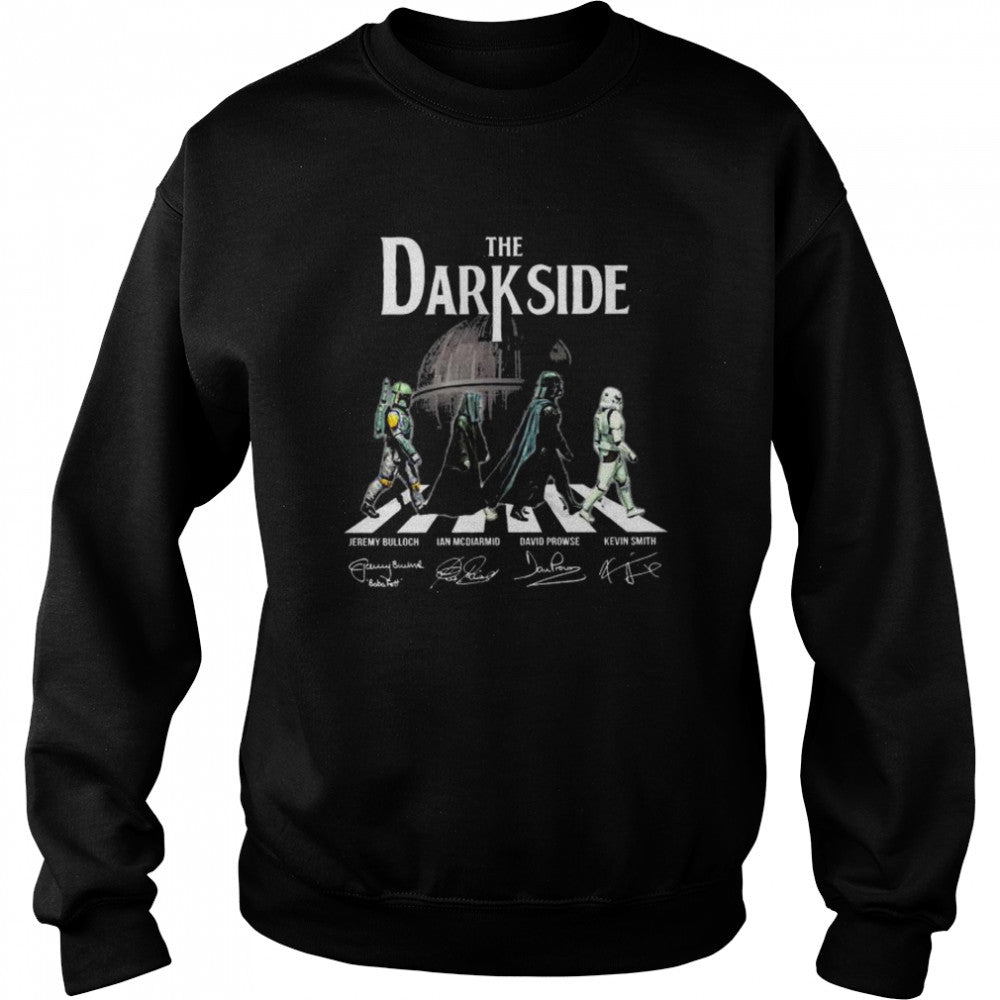 The Dark Side Road Jeremy Bulloch Ian Mcdiarmid David Prowse Kevin Smith Signatures T-Shirts