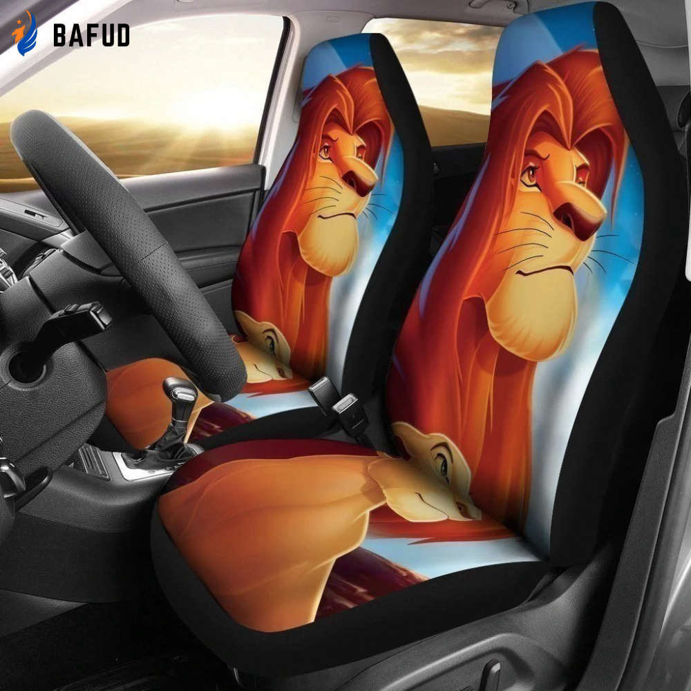 The Lion King Simba's Dad Car Seat Covers For Fan Gifts LT03 - Bafud