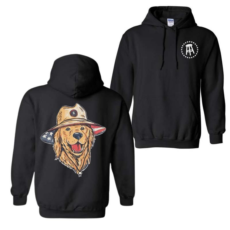 AMERICAN DOG Hoodie, Barstool Outdoors, Full Size, Hoodies For Men And Women