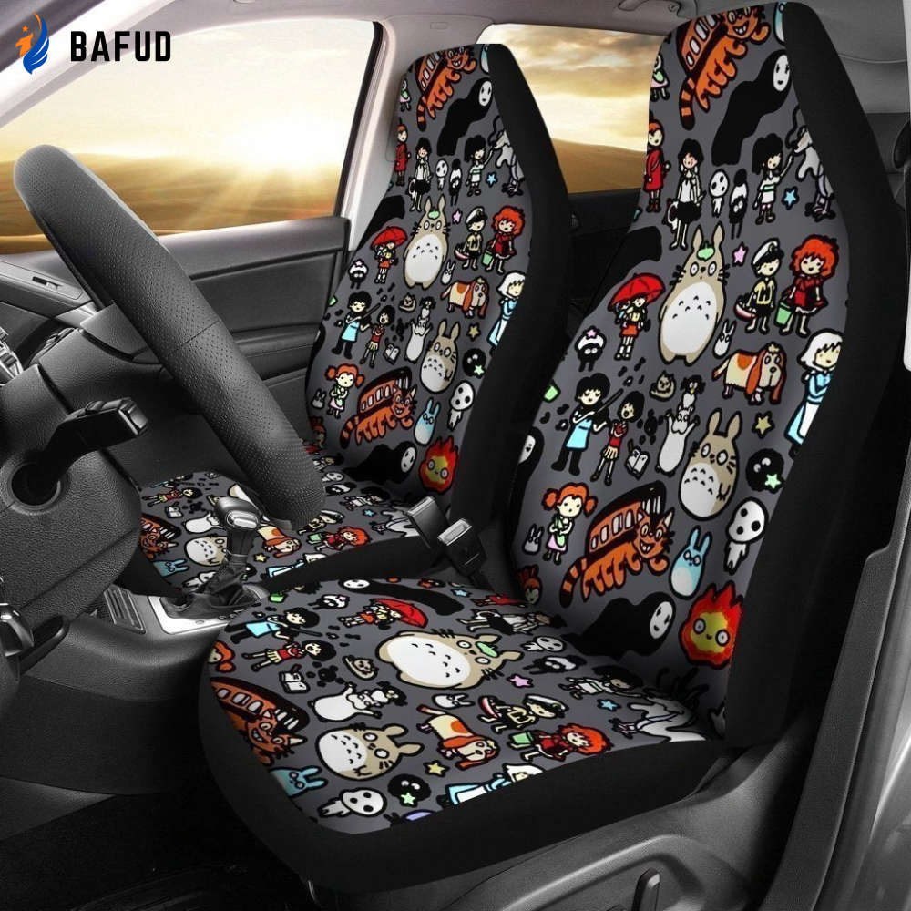 Totoro Icon Car Seat Covers For Fan Gifts Custom Idea HH11 - Bafud