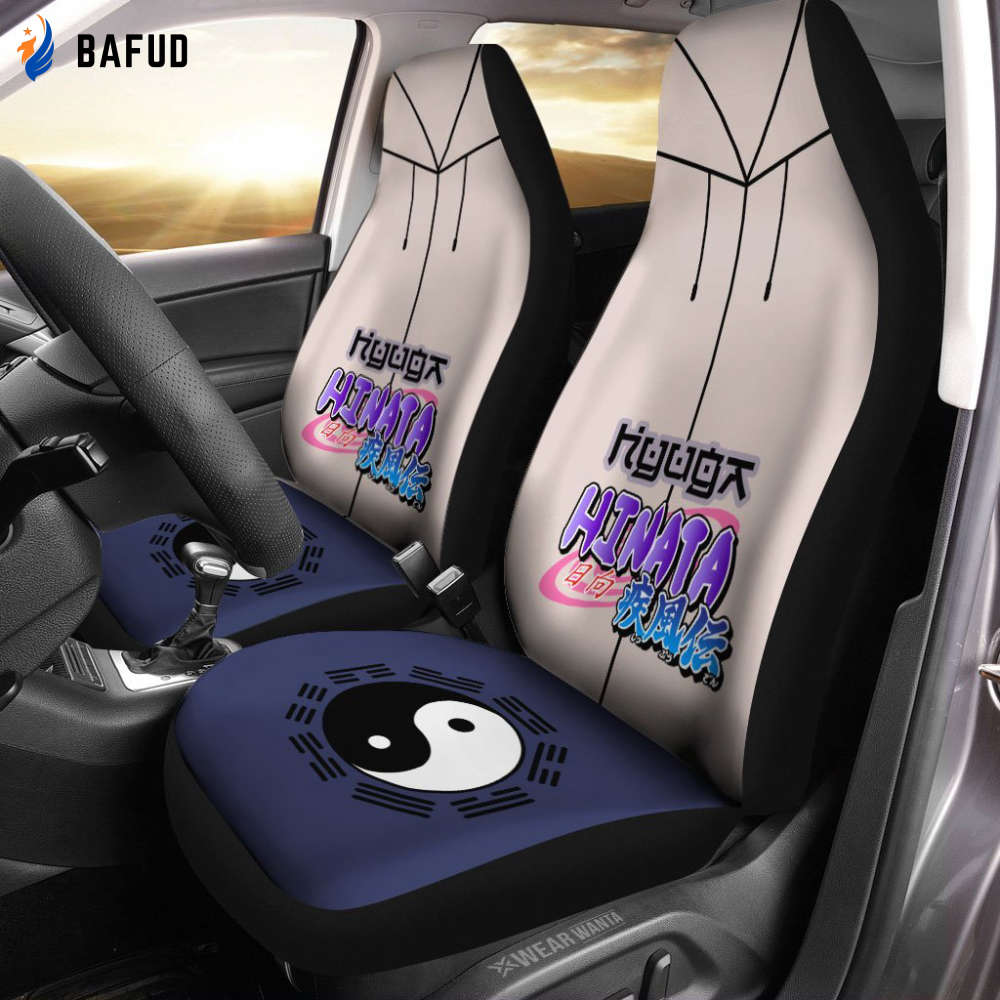 Uniform Child Kid Hinata Car Seat Covers For Fan Gifts Custom NRT Anime Car Accessories Anime Gifts - Bafud