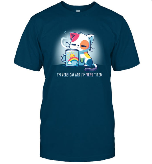 Just Another Geek Boy I'm Very Gay And I'm Very Tired Shirt