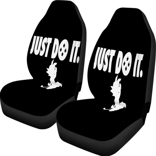 Just Do It Slogan Dragon Ball Kid Goku Dope Black Car Seat Cover