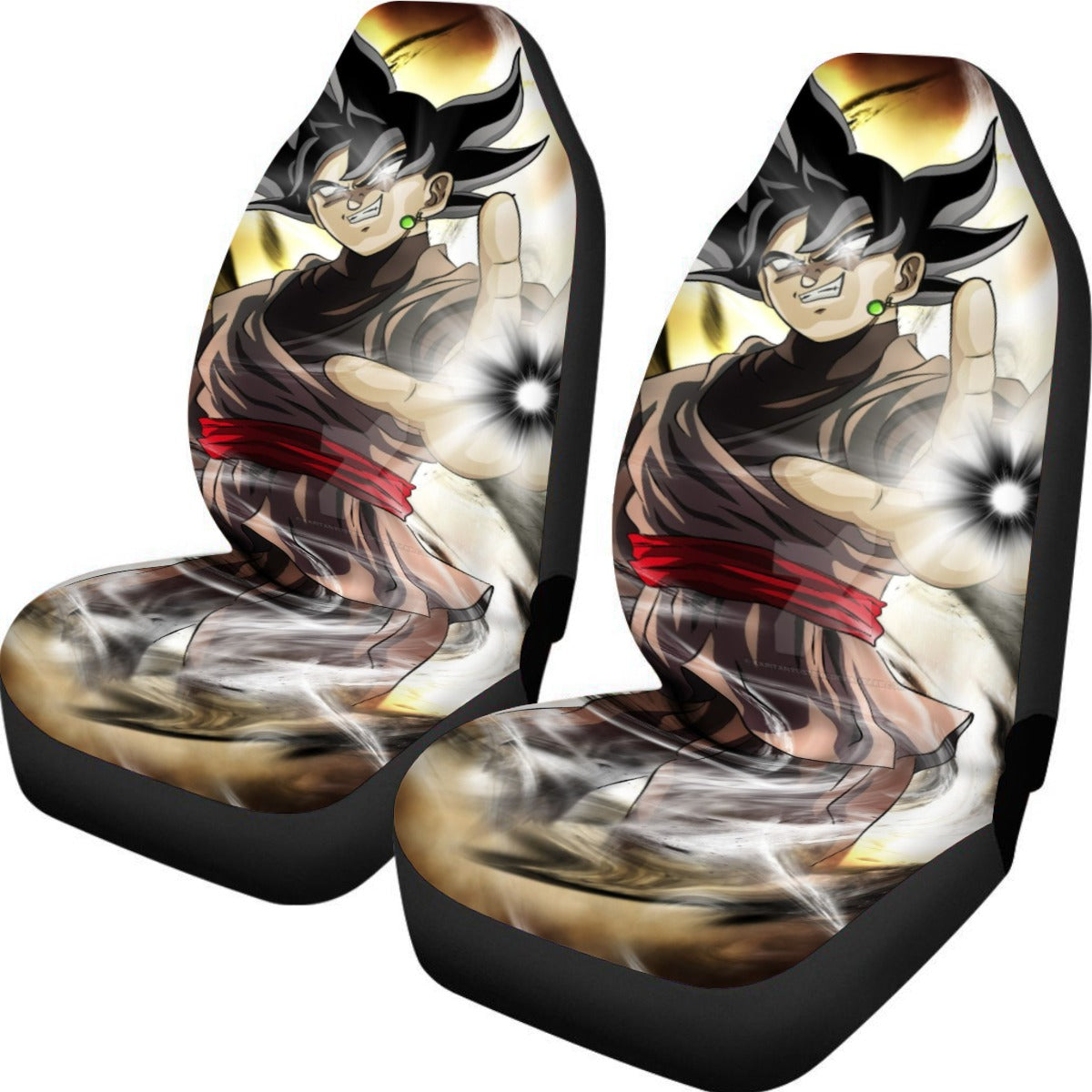 Dragon Ball Super Black Goku Black Hole Creation Car Seat Cover